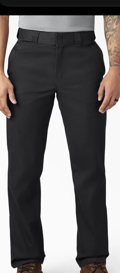 NWT Dickies Men’s Original 874 Flex Work Pants 34×34 Charcoal Gray