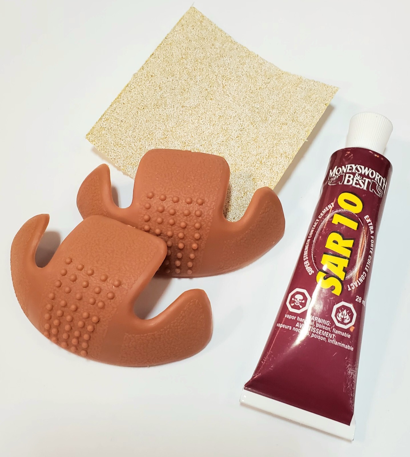 Moneysworth & Best Toe Guard Boot Saver color Tan Small 1 Pair