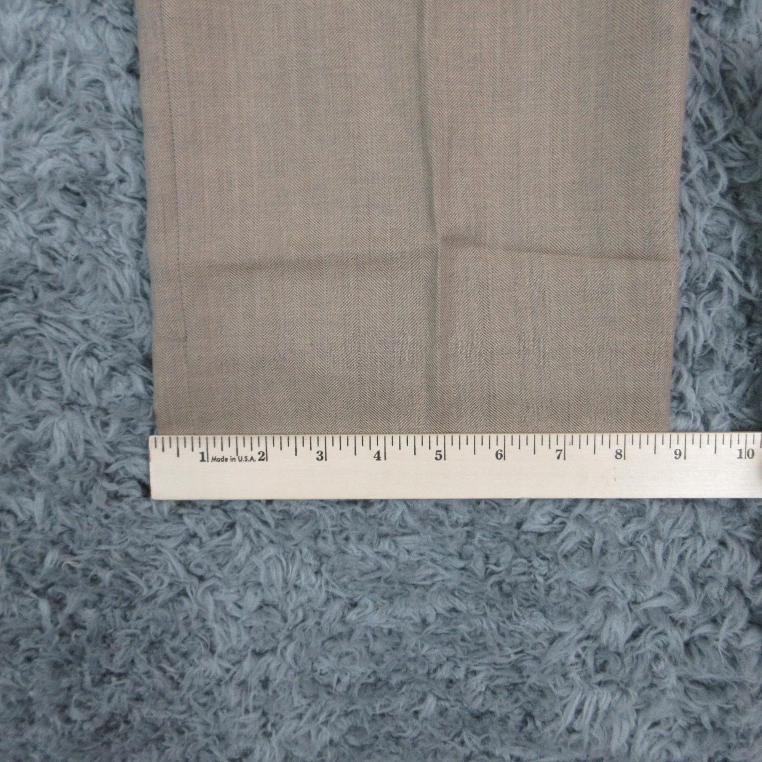 J.CREW Pants Womens 6 Tall Beige Twill Dress Pants Mario Bellucci 32×34.5* NWT