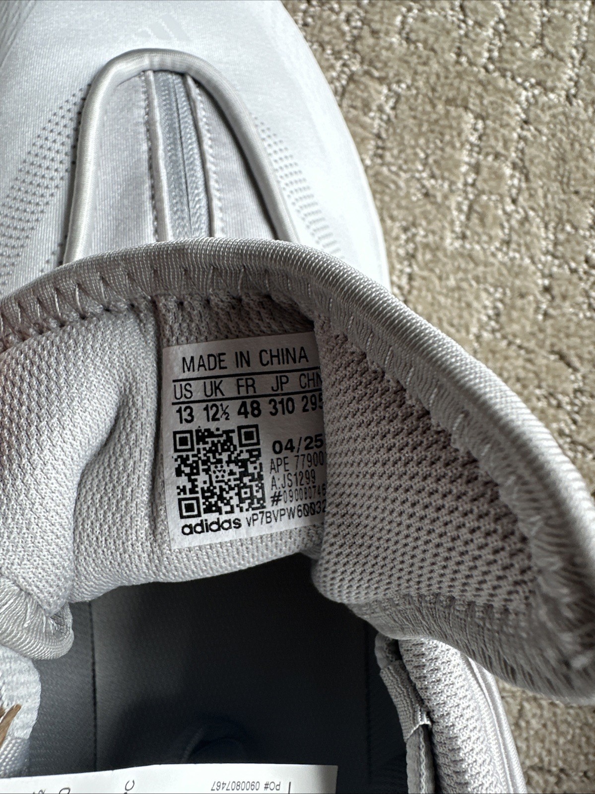 Size 13 – adidas D.O.N. Issue #7 White Grey