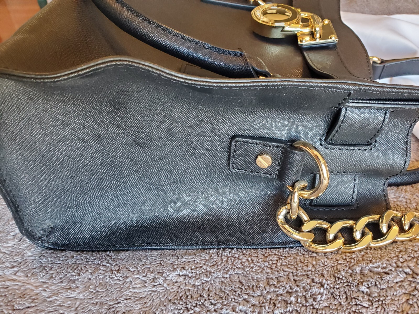 Michael Kors East West Hamilton Leather Purse