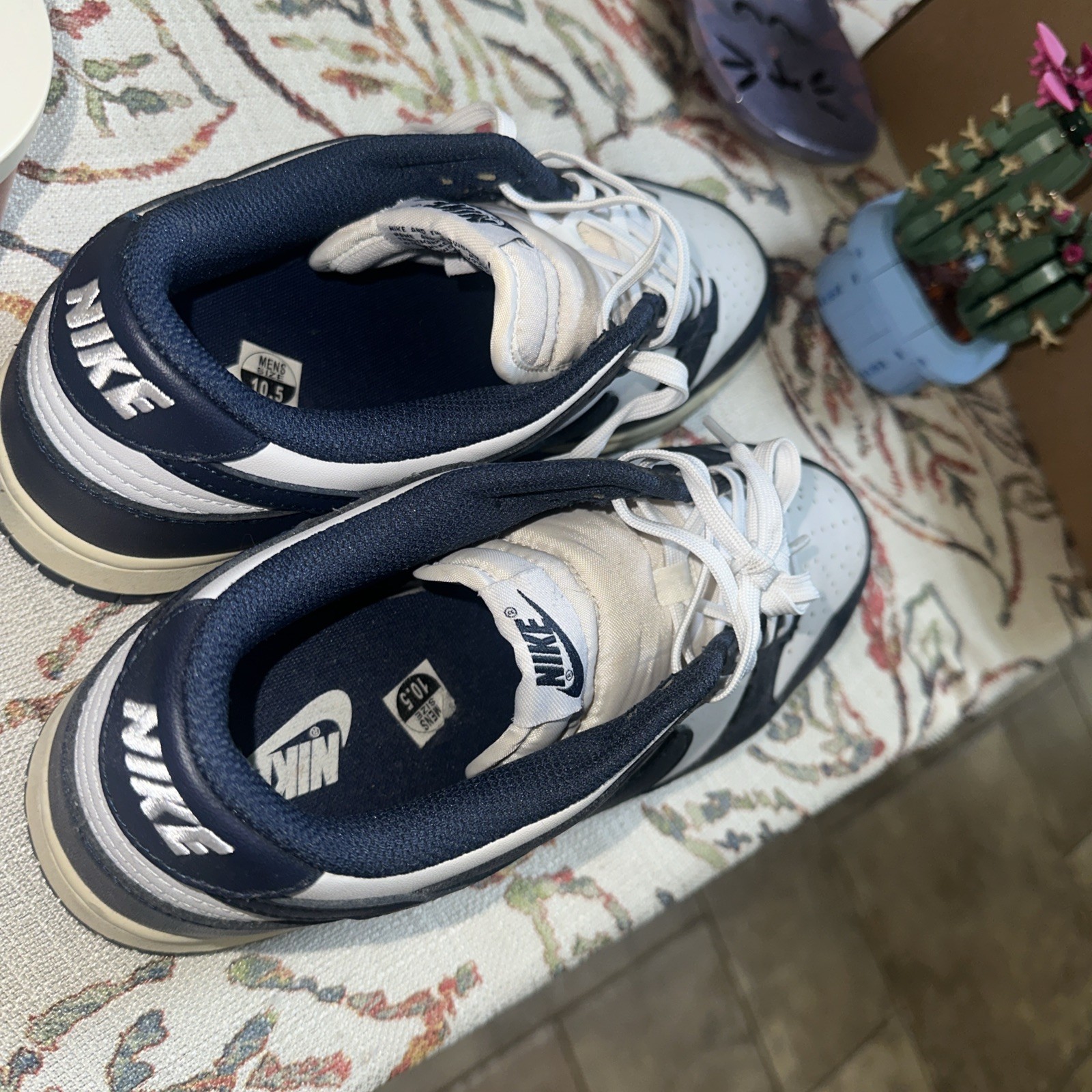 Nike Navy Blue Dunks Retro Size 10.5