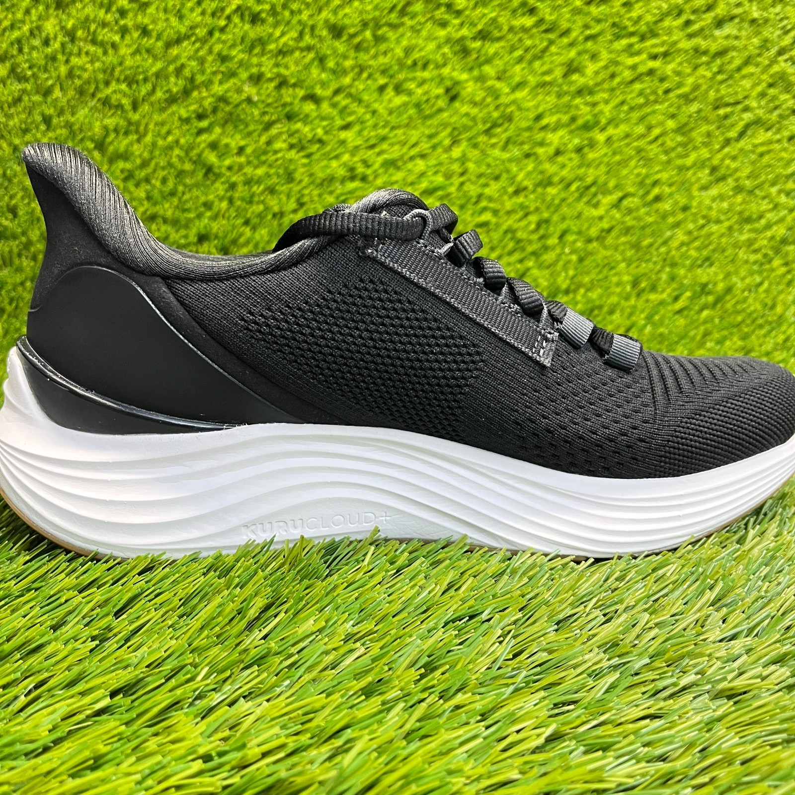 Kuru Atom 2 Womens Size 8.5D Black White Athletic Running Walking Shoes Sneakers