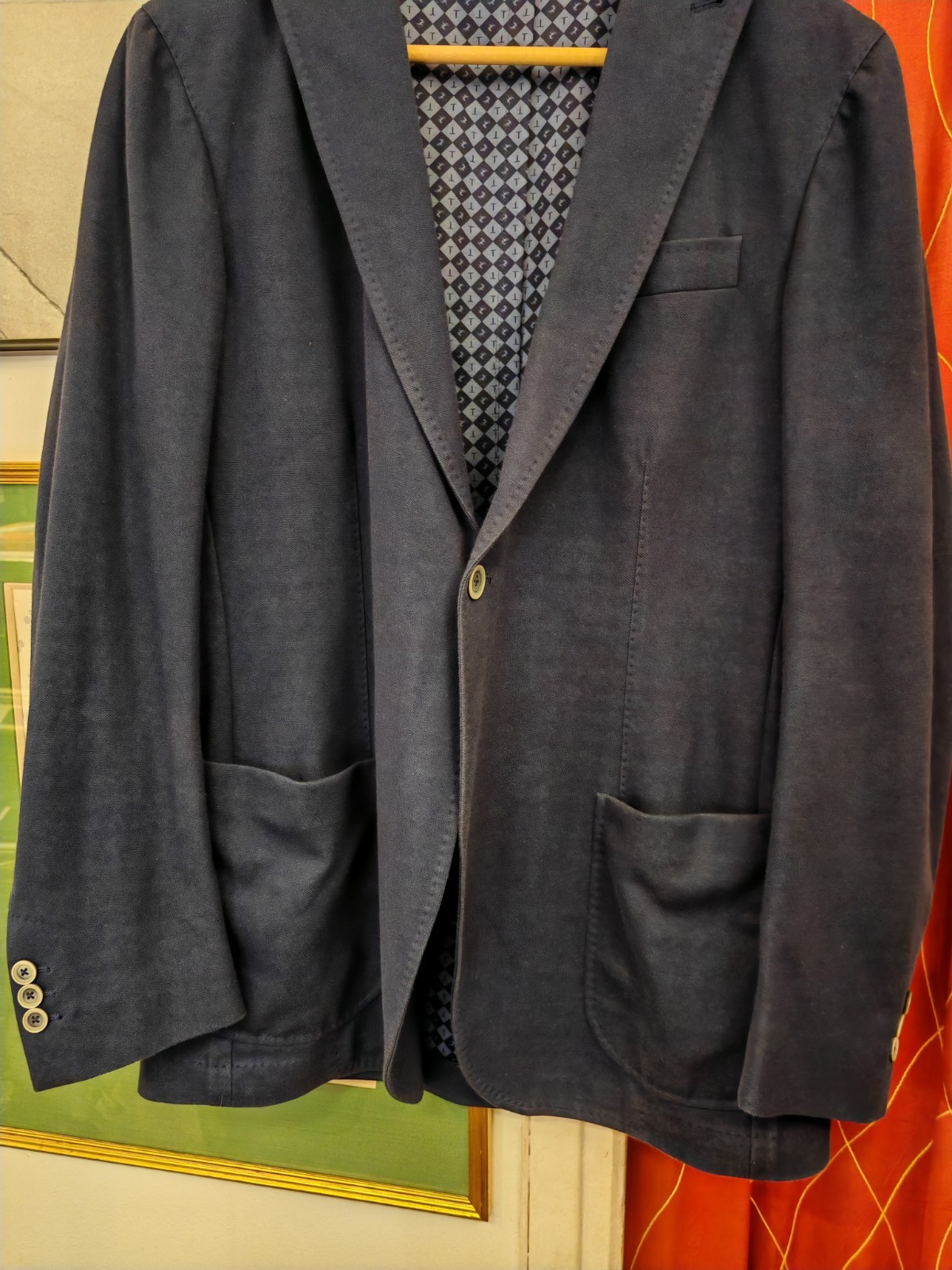 Tombolini 700€ Men’ Blazer Jacket Cotton Size EU 50 ( M ) Made in Italy