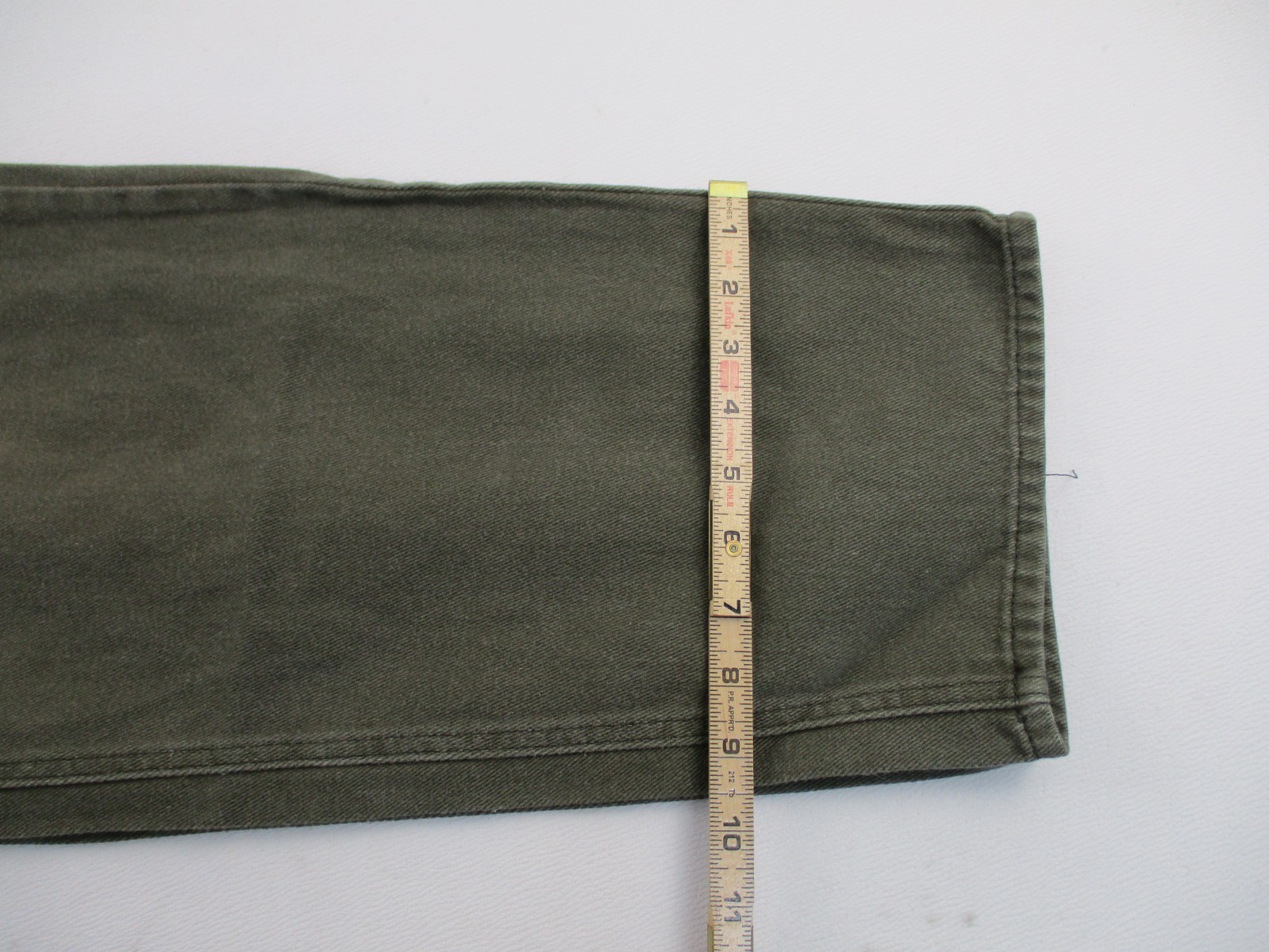 Empyre Baggy Jeans Men’s Size 32 Green Relaxed Fit Denim Y2K 32×30