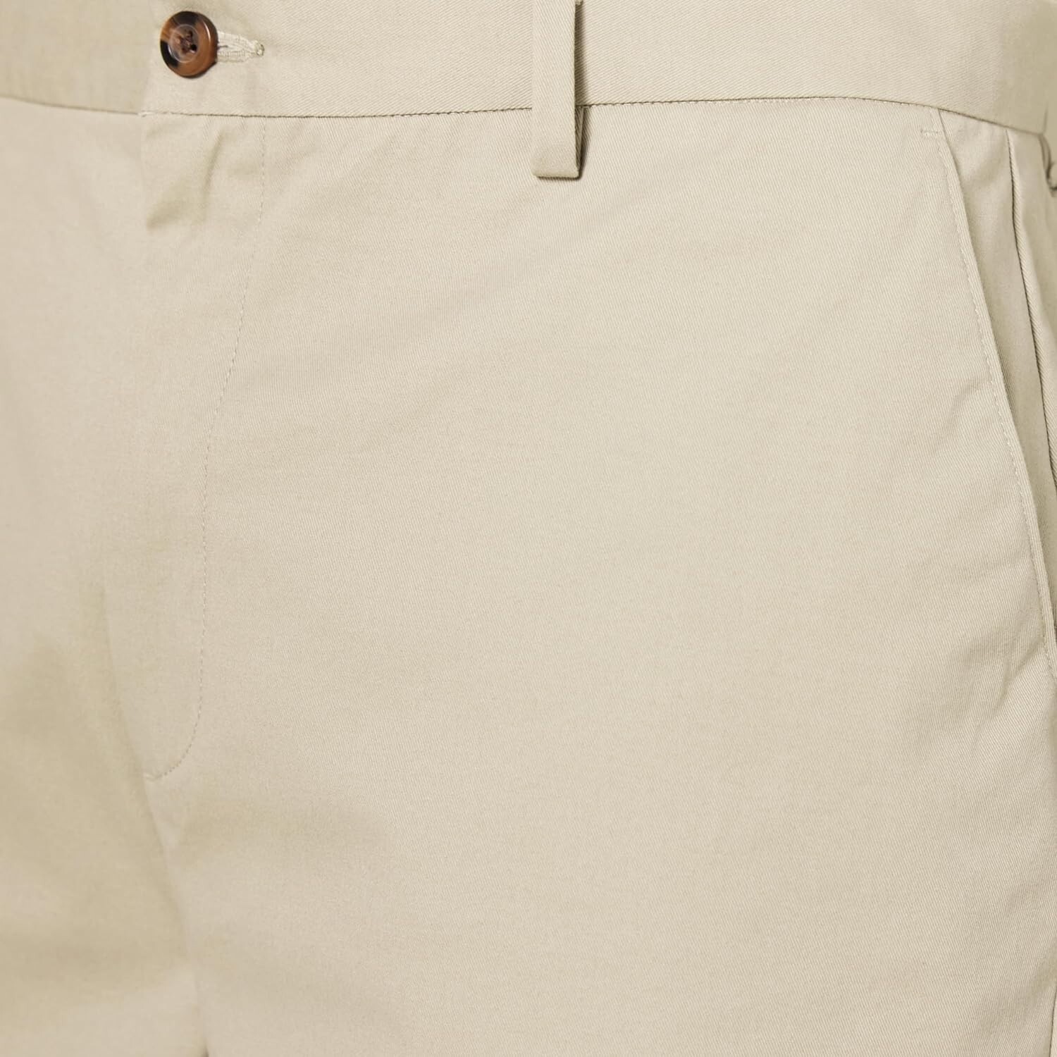 AMAZON ESSENTIALS Classic-Fit Wrinkle-Resist Flat-Front Chino Pant Khaki 30Wx29L