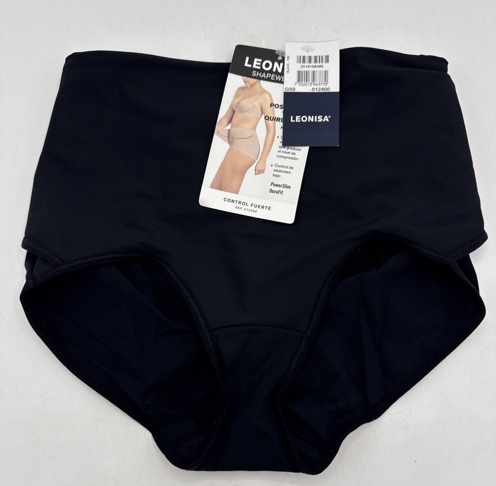Leonisa Belly Flex Firm Compression Postpartum Panty Small Adjustable Belly Wrap