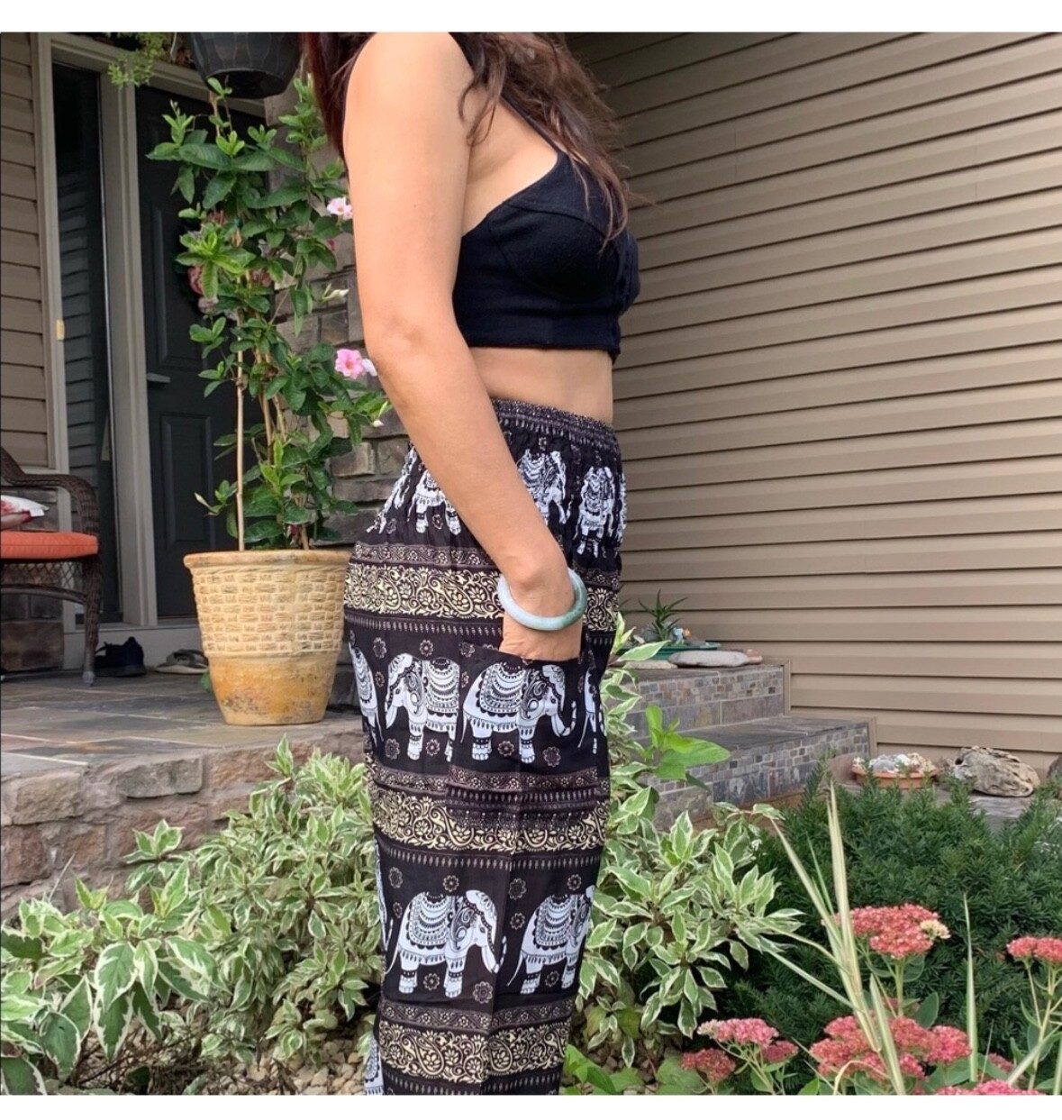 Yoga Trousers Pant Rayon Patchwork Harem Pants Boho Hippie Harem Pants