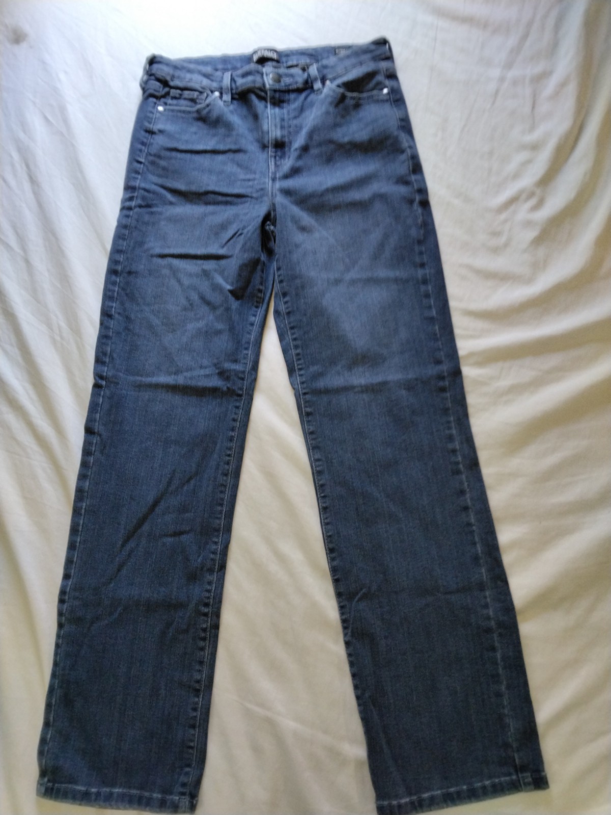 Buffalo David Bitton Alyssa High Rise Straight Leg Jeans Dark Wash 6/28 Indigo