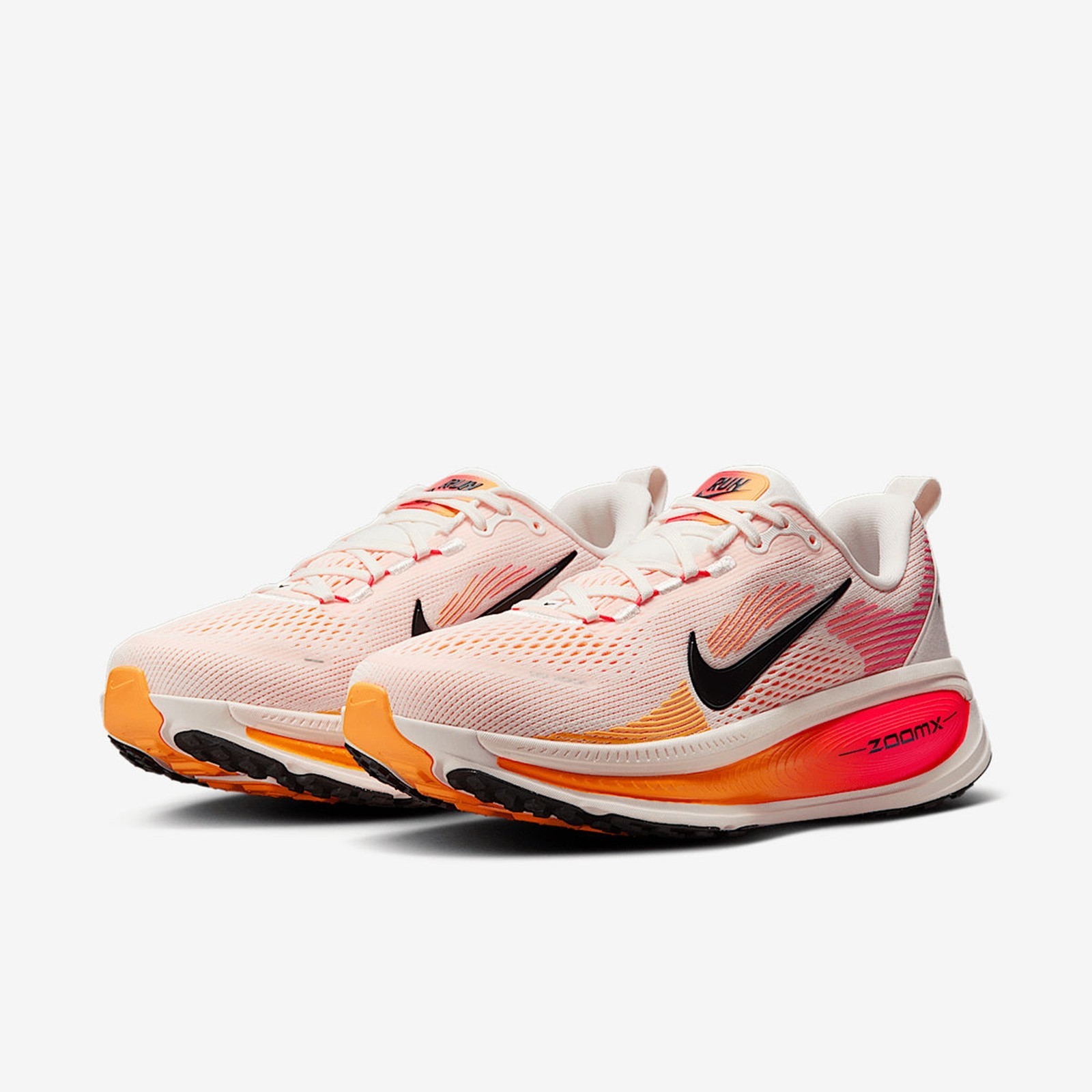 Nike Vomero 18 ‘Sail Bright Crimson Men Running Multicolor Comfort Sneakers New