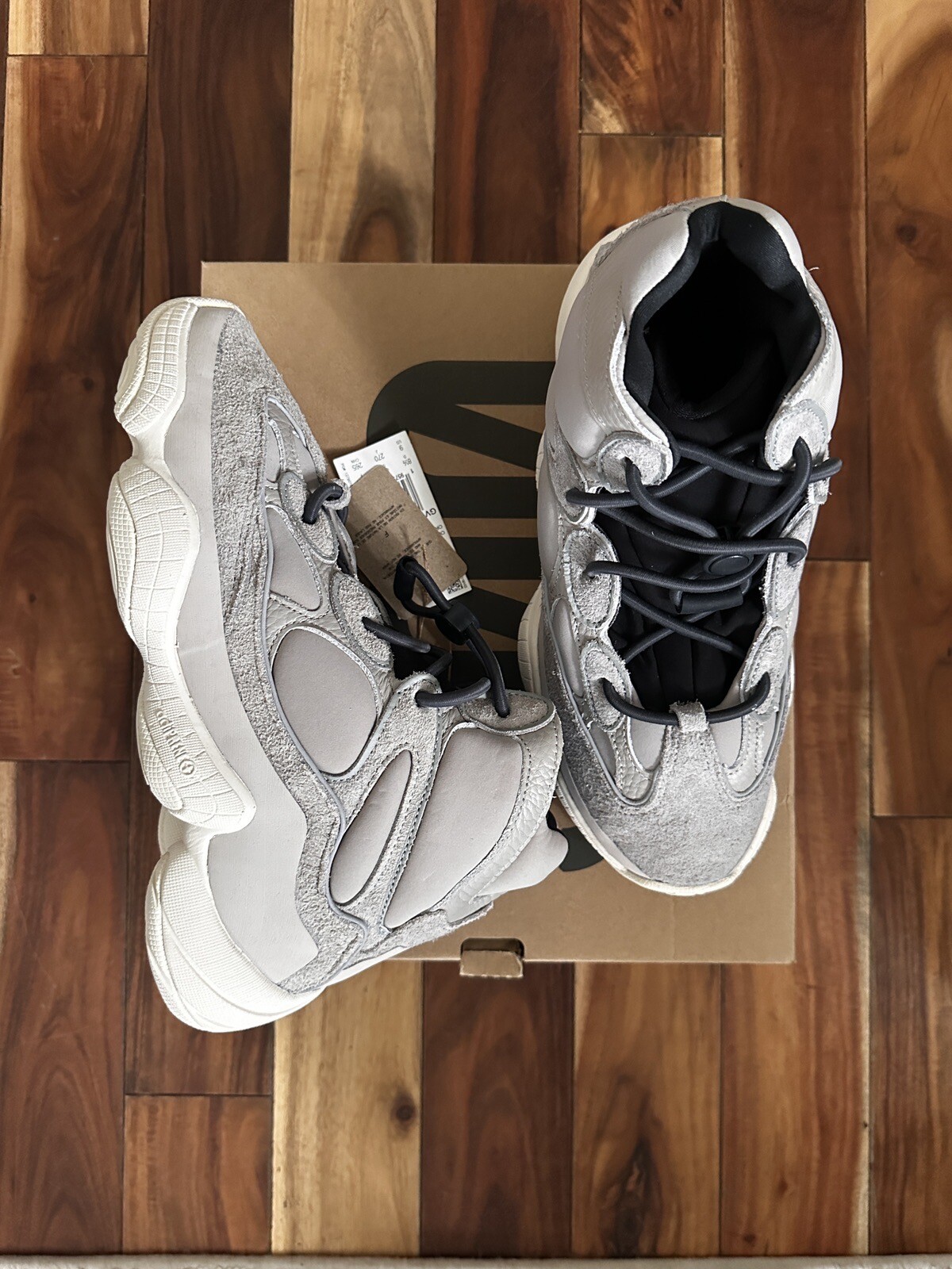 Preowned- Yeezy 500 High Mist Stone Mens (Size 9)