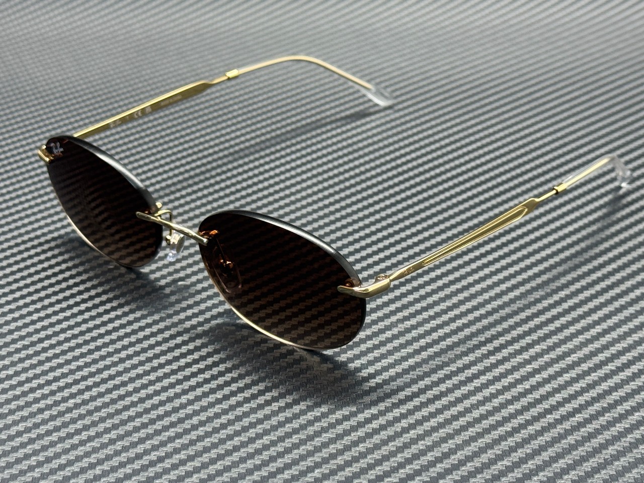 RAY BAN RB3767 001 13 Arista Gold Brown Gradient Unisex 54 mm Sunglasses
