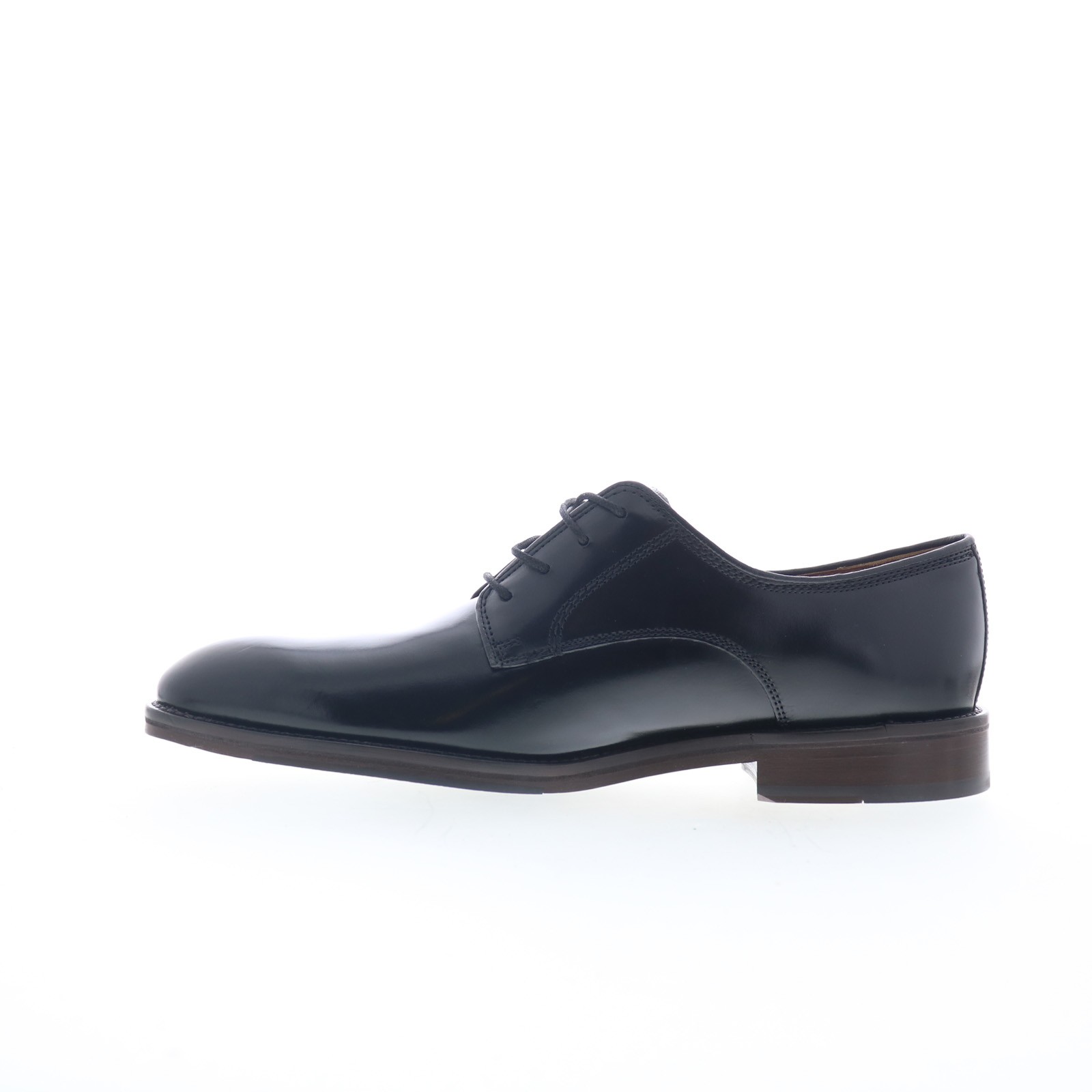 Johnston & Murphy 15-7931 Mens Black Oxfords & Lace Ups Plain Toe Shoes 8.5