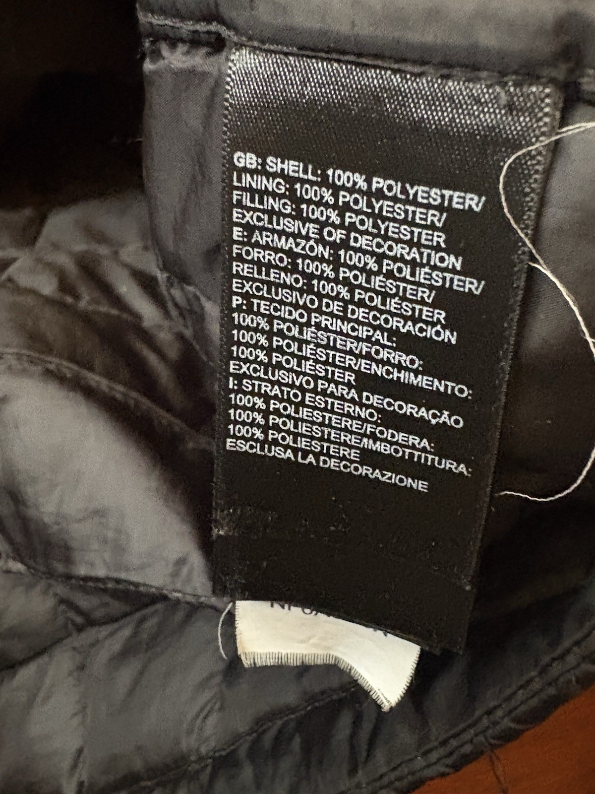 North Face Thermoball Puffer Jacket XL Black Quilted Full Zip Preppy Outdoor Men
