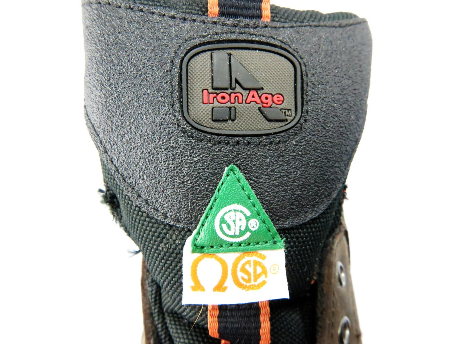NEW – Iron Age Steel Toe Safety Work Boots Mens Size 7-M/W Brown Nubuck Leather