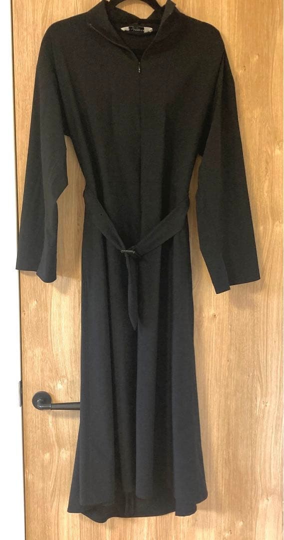 KALLMEYER Long Dress Size M Black Rayon/Nylon Blend