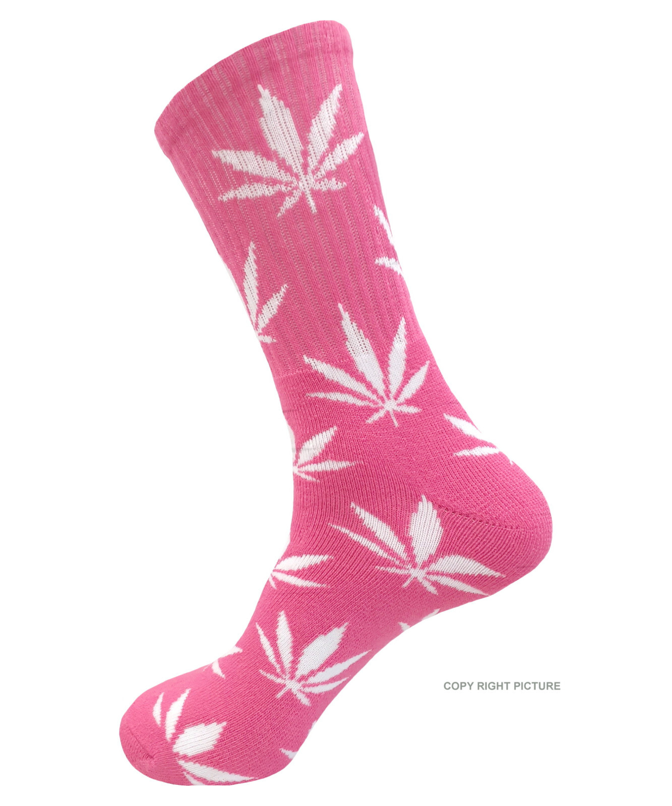 3PK Marijuana Weed Leaf TRUE TO SIZE 18 Inches Long COTTON SOCKS 10-13 set 40