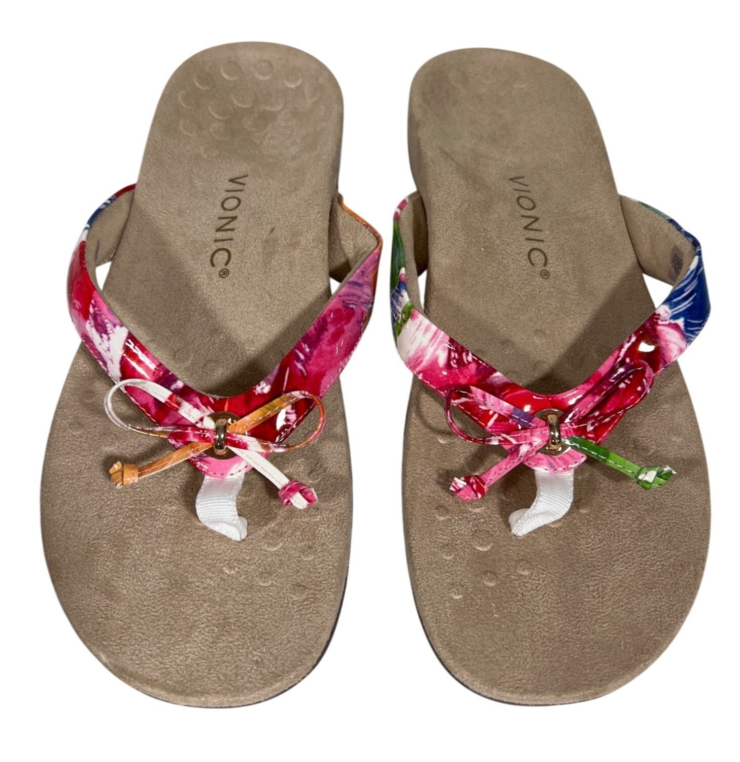 Vionic Bella II Sandals Floral Womens Colorful Floral Orthotic Women’s Size 9