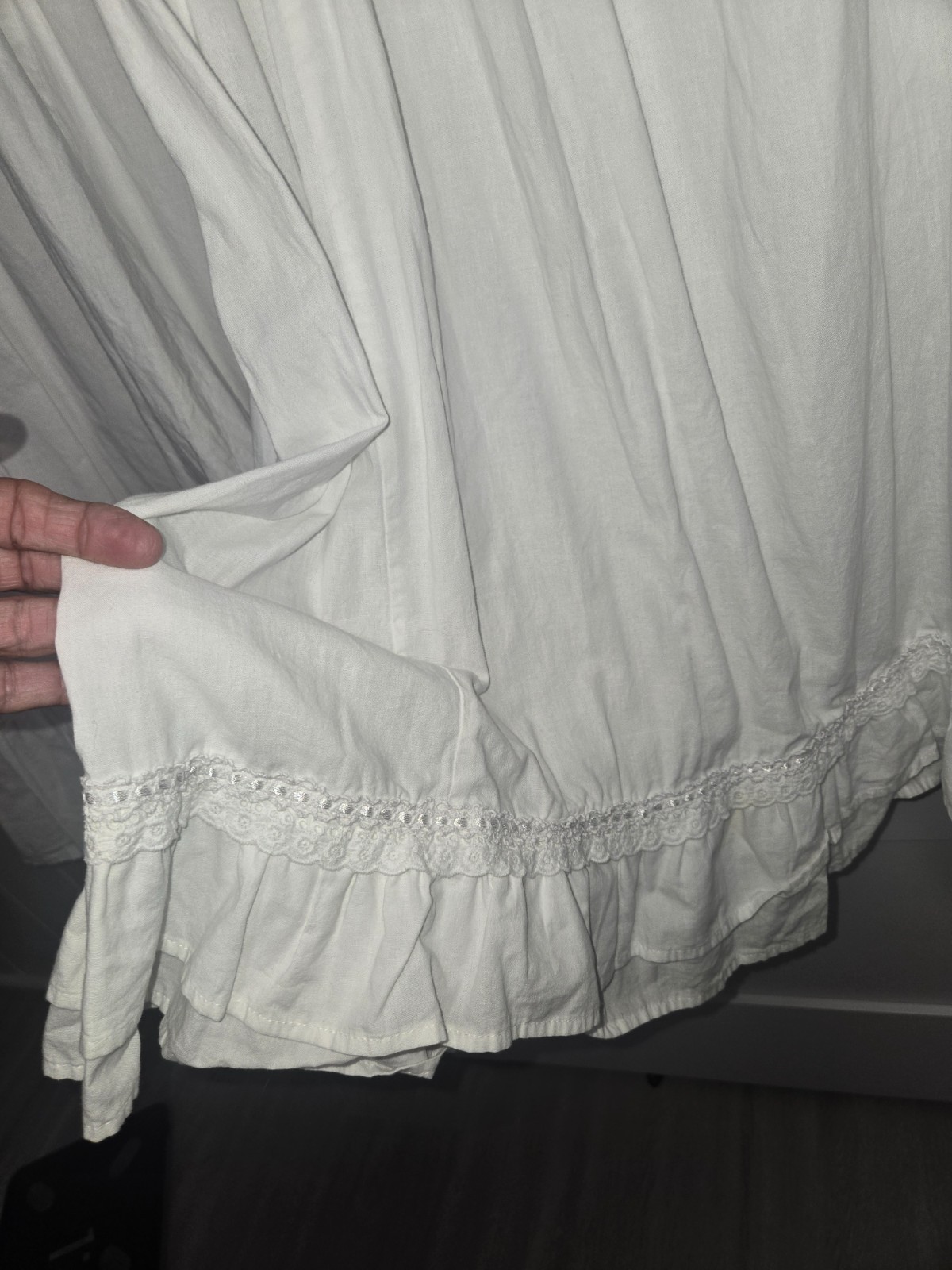3pc Victorian The 1 for U – Long Sleeve Embroidered Robe & 2 Nightgowns XXXL us