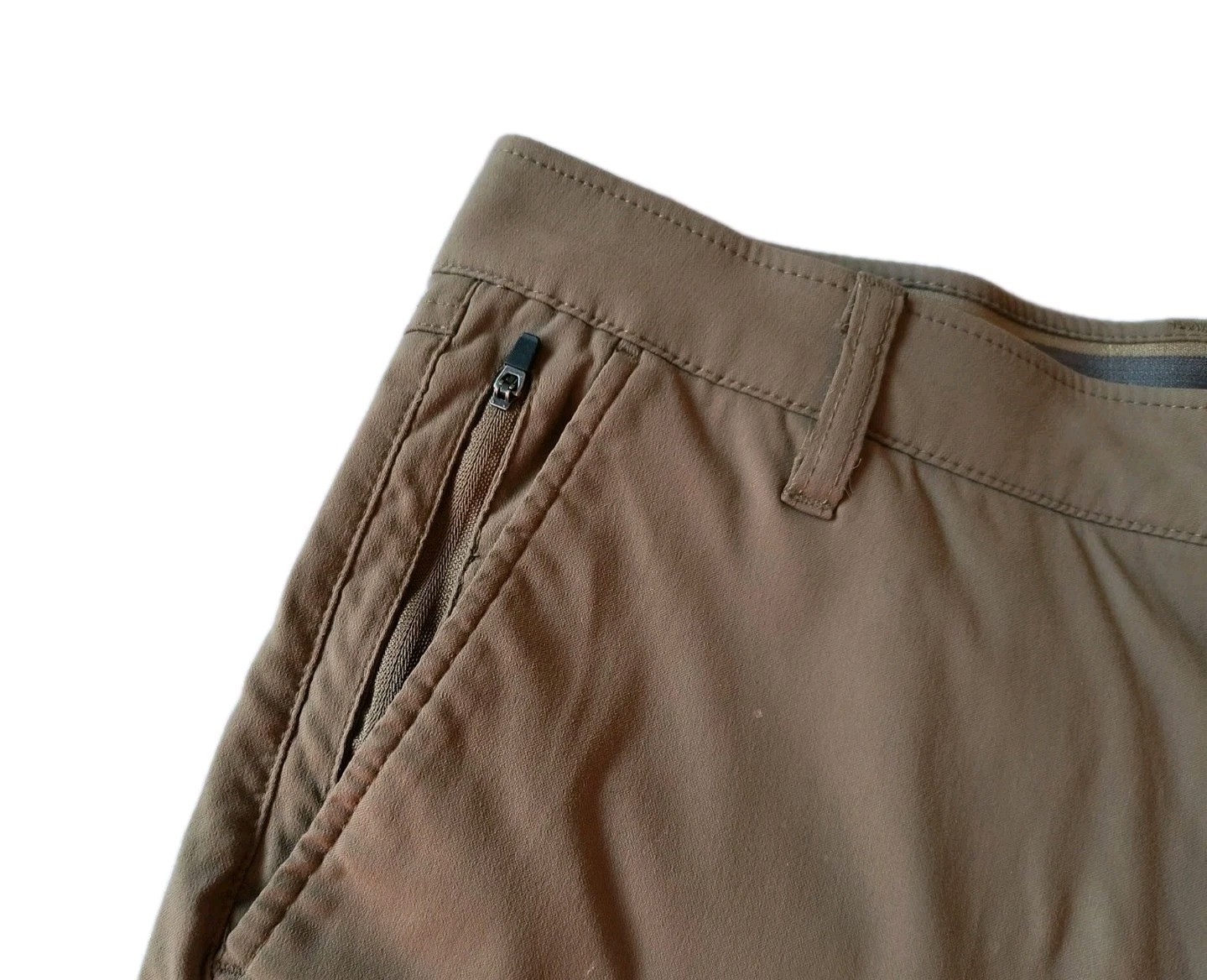 Weatherproof Vintage Men’s 34X31.5 Brown Tech Pants 95% Nylon 5% Spandex