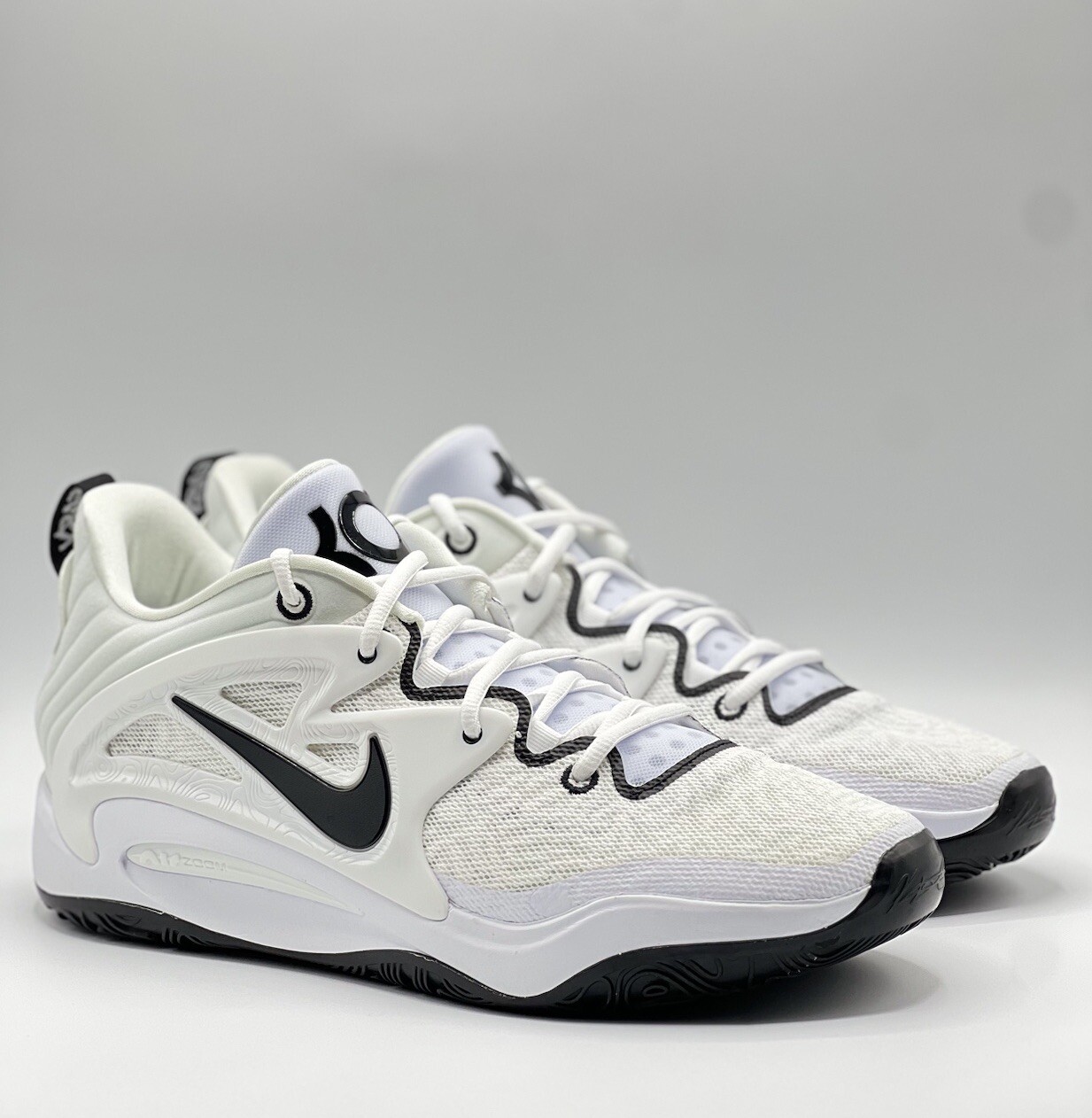 Nike KD 15 TB Promo Men’s Size 14 Basketball Shoes White Black Durant DX6648 NBY