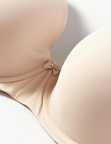 IRIS & LILLY Microfibre Full Cover Bra Black, White, Nude Women’s BLI-001/C001/2
