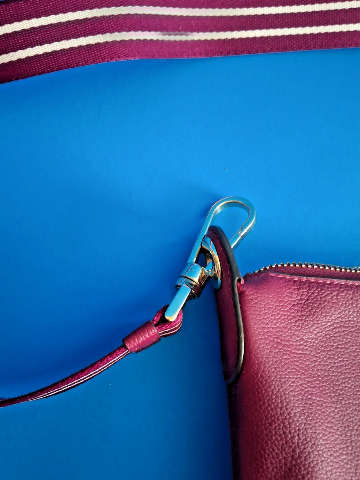 Kate Spade Rosie Crossbody Pebbled Leather – Dark Raspberry
