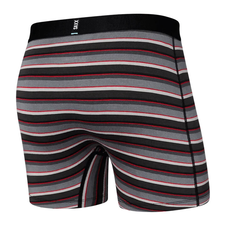 SAXX College Stripe DropTemp Cooling Cotton Blend Slim Fit Boxer Briefs, S