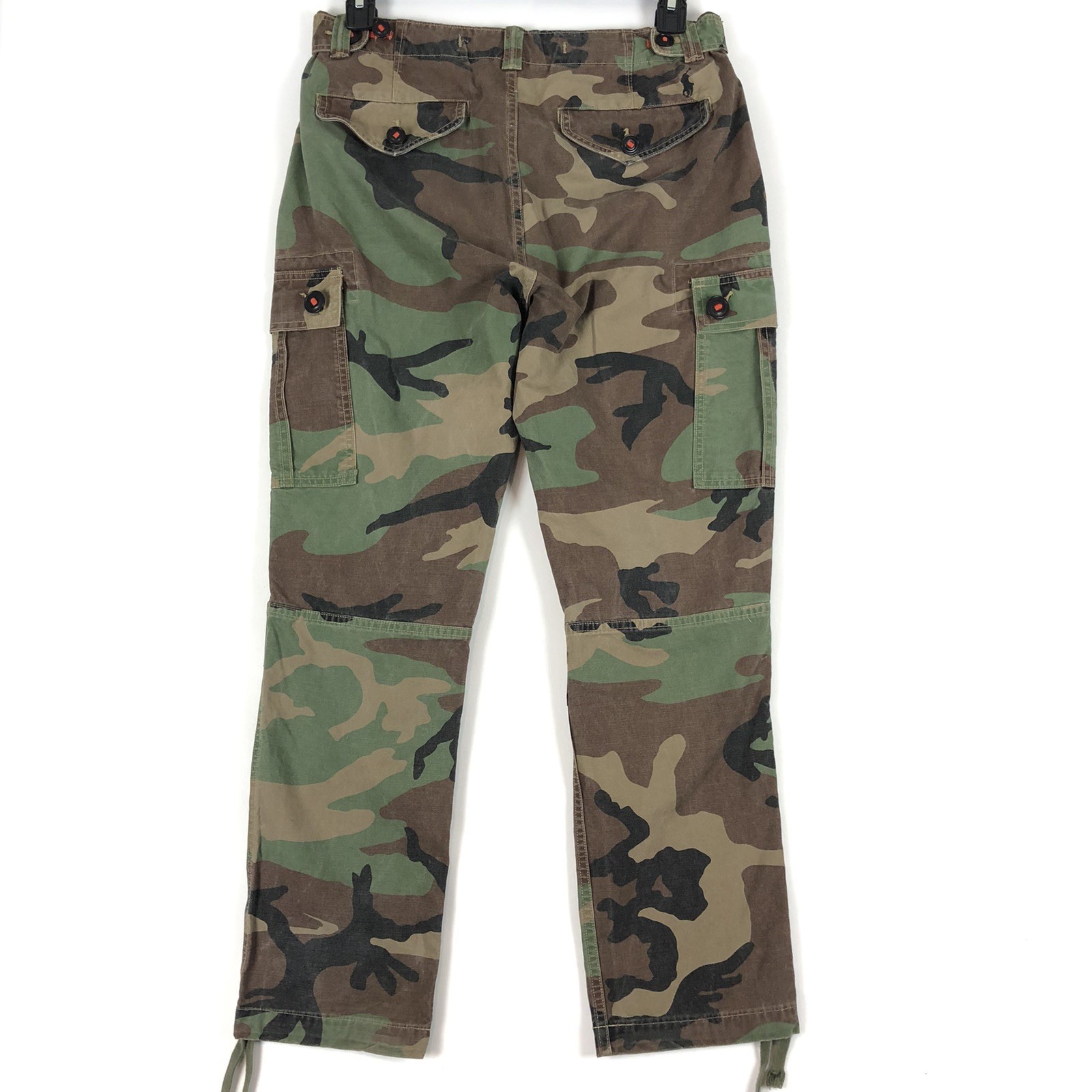 Polo Ralph Lauren Cargo Pants Men 31 x 30 Camo Parachute Utility Contrast Stitch