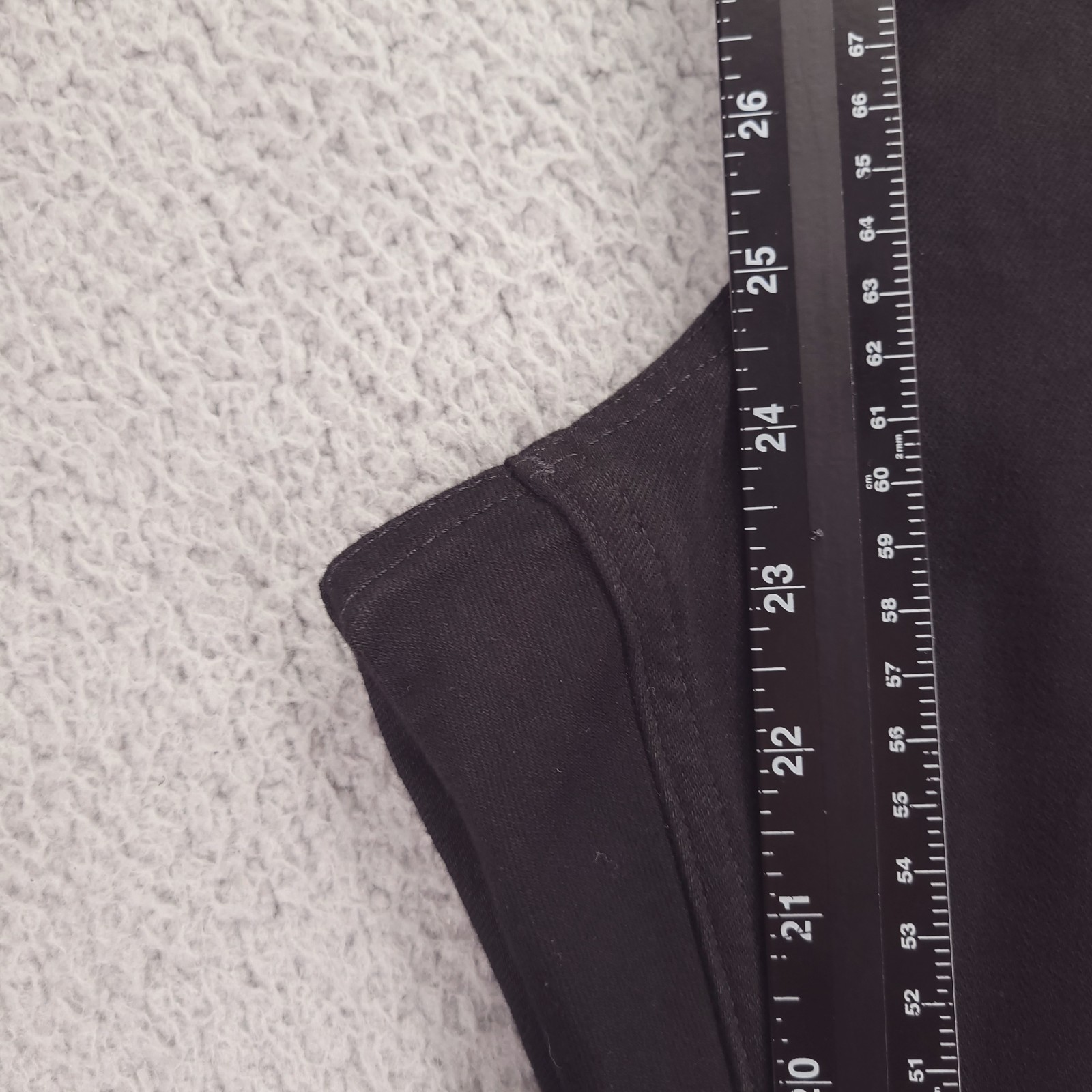 J CREW Factory Jean Womens Size 35P High Rise Flare Crop Black Stretch Denim NEW