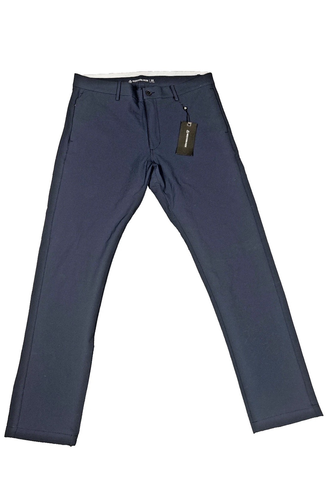 Western Rise Evolution Chino Pants Slim Men’s 36×32 Blue Stretch Performance NWT