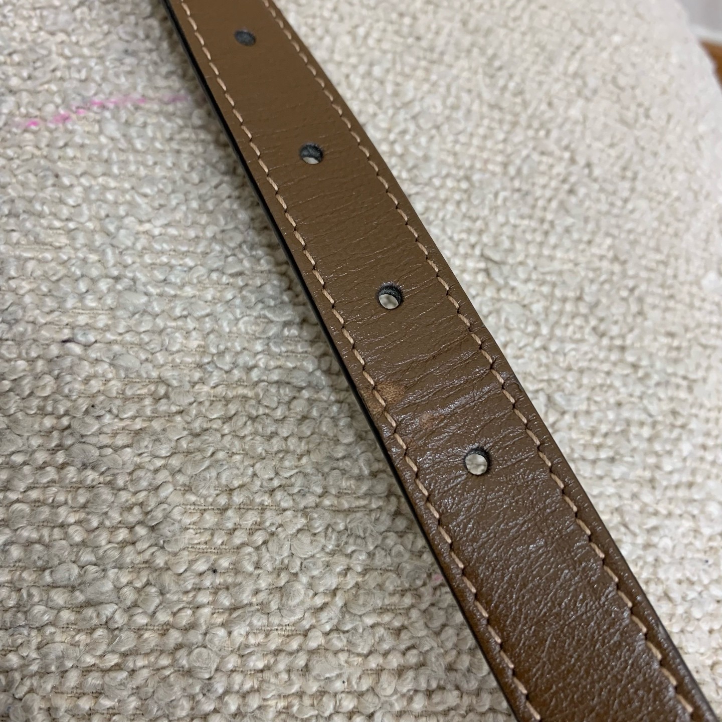 Gucci GG Supreme 22cm Beige Brown Canvas Crossbody Camera Bag Duty Paid