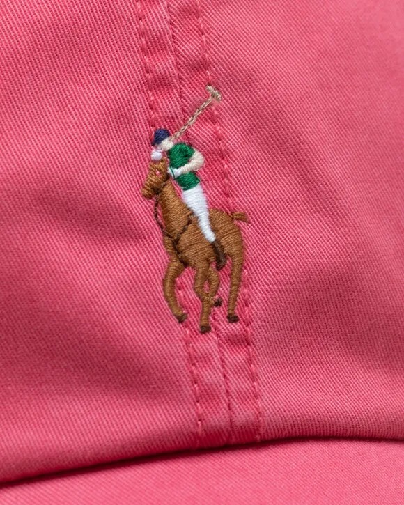 Polo Ralph Lauren Baseball Cap Red w/ Multicolor Pony One Size Adjustable NWT
