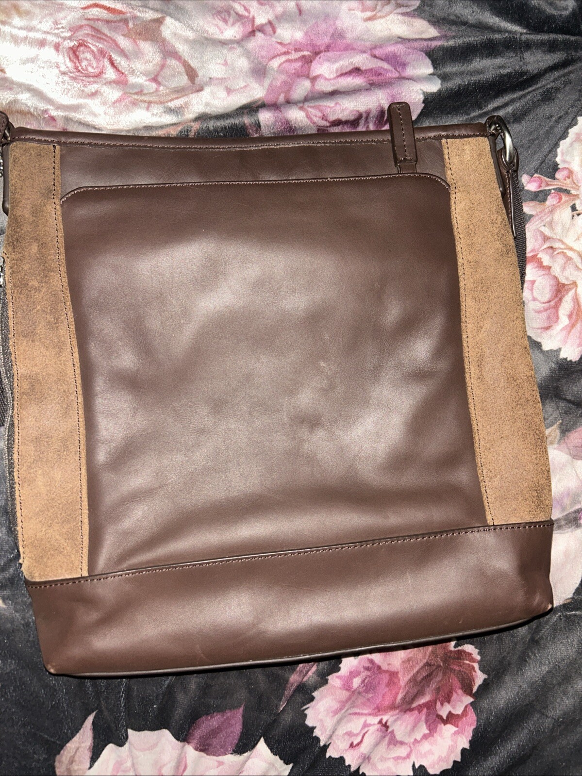 Coach Camden Leather Tech Crossbody Messenger Brown Bag F70920