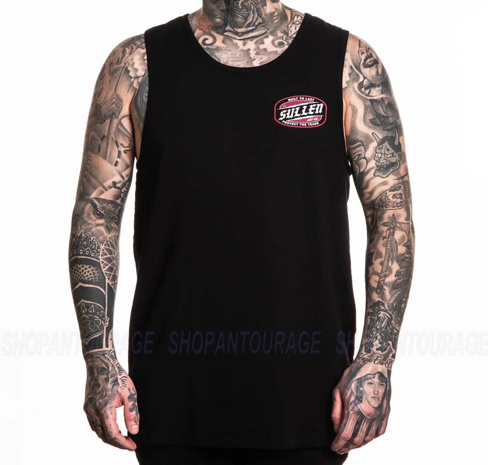 Sullen Art Collective Slant Premium Fit SCM8229 New Tattoo Tank Top for Men