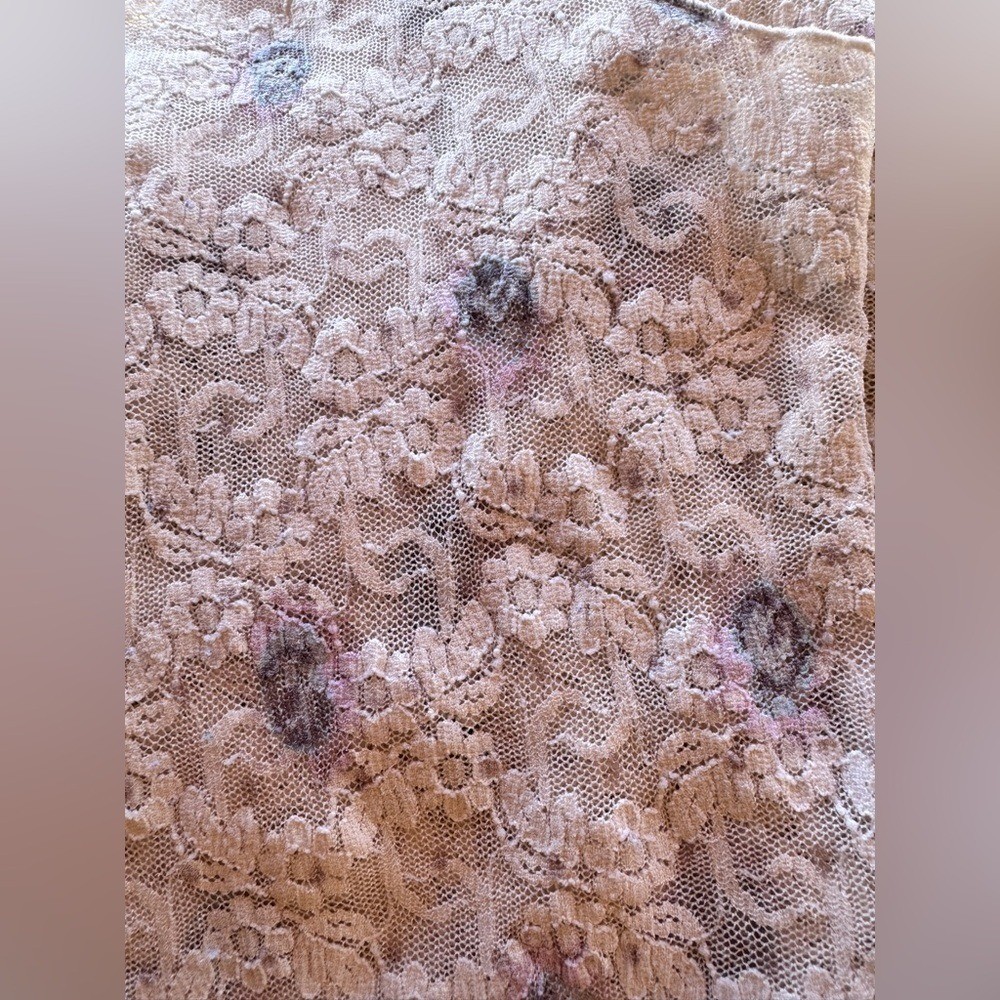Vintage Intimately Free People Lace Cami Tank Y2K Sheer Floral Boho Small