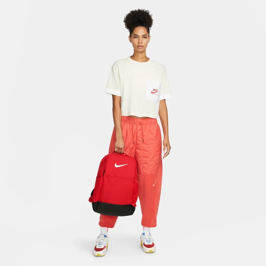 Nike Brasilia Medium Backpack (24L) Red School Sport Book Bag DH7709 657