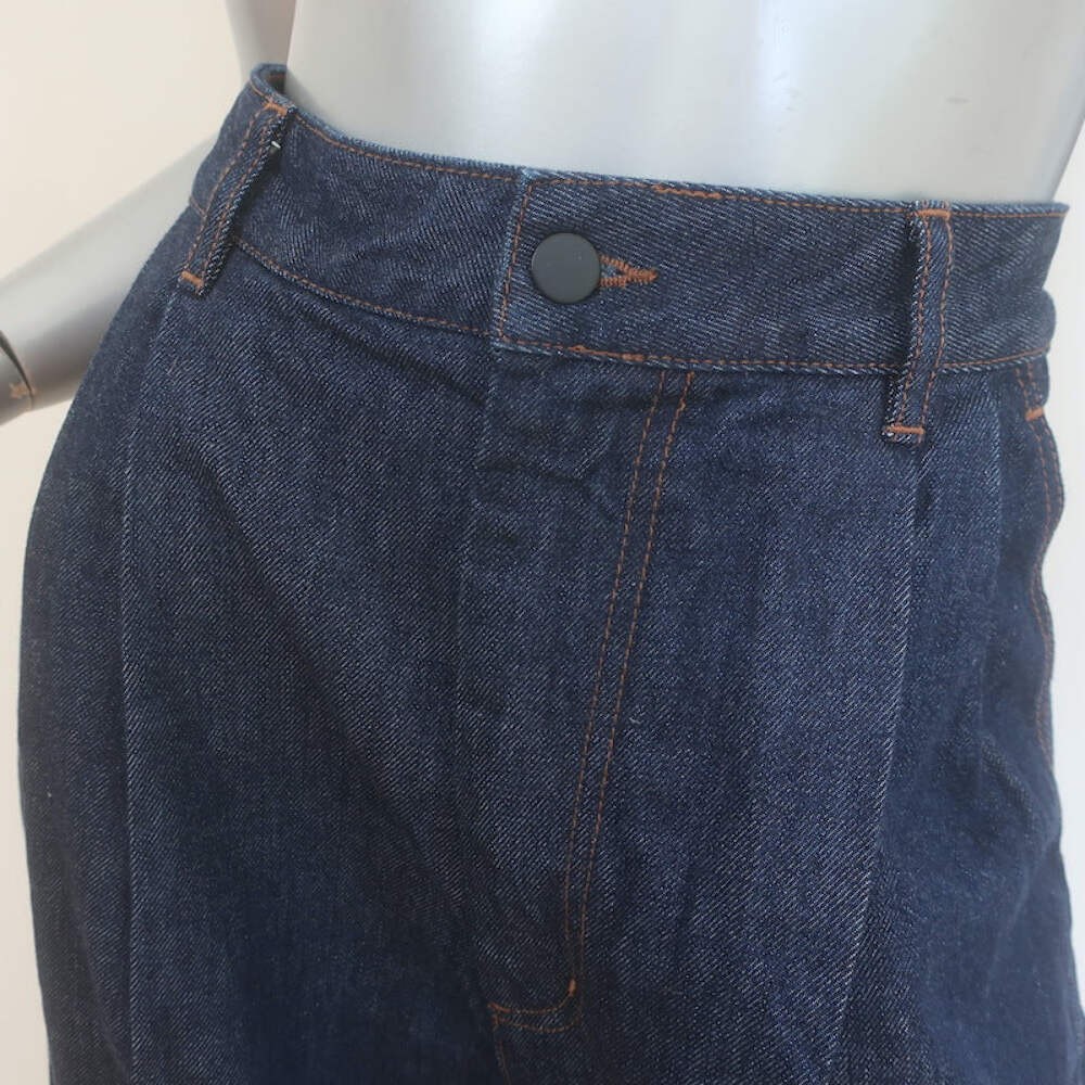 Kallmeyer Deep Pocket Wide Leg Jeans Raw Indigo Size 6 L32 NEW