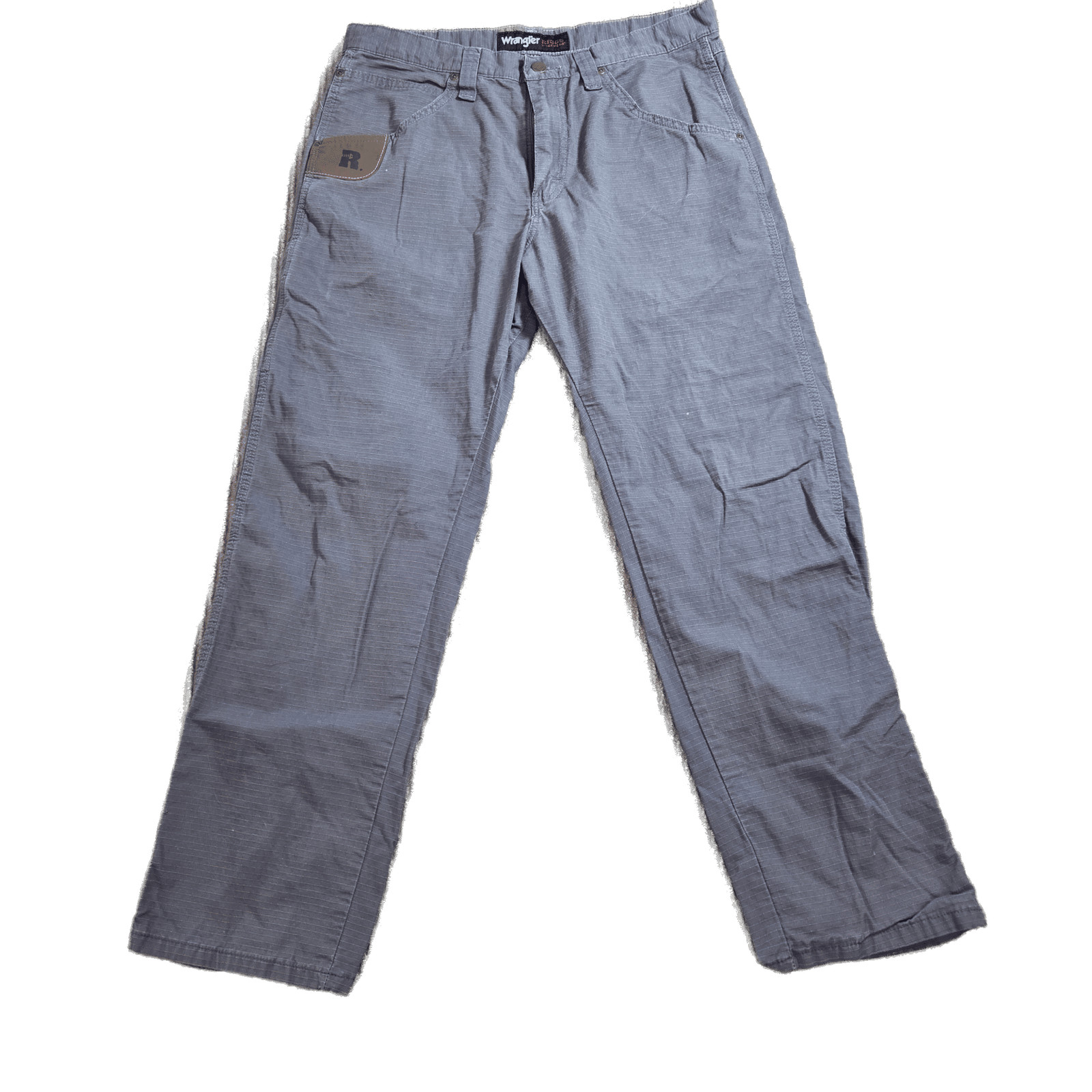 Wrangler Riggs Workwear Mens Ripstop Work Pants 32×30 Gray Utility Cotton