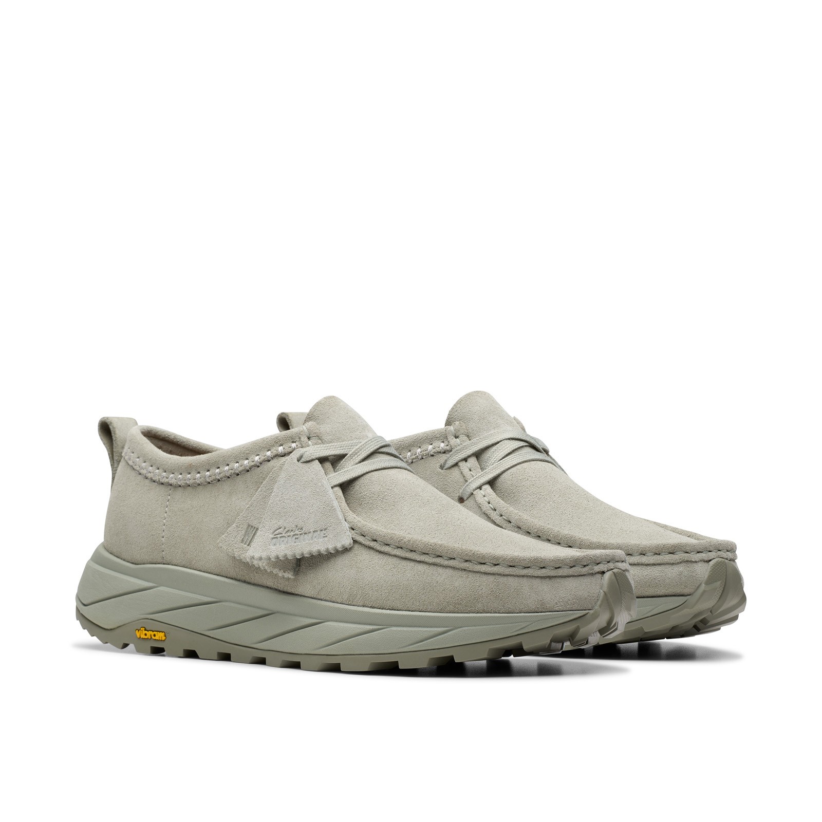 Clarks Walla Eden LO 26180646 Mens Gray Suede Lifestyle Sneakers Shoes