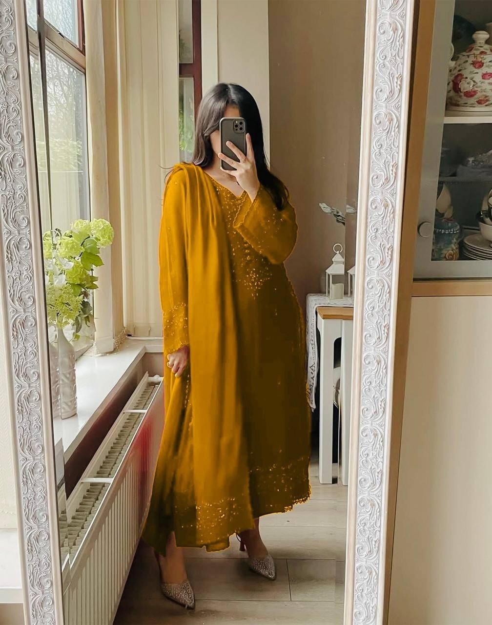 SALWAR KAMEEZ INDIAN WEDDING PAKISTANI PARTY WEAR DRESS SHARARA BOLLYWOOD SUIT