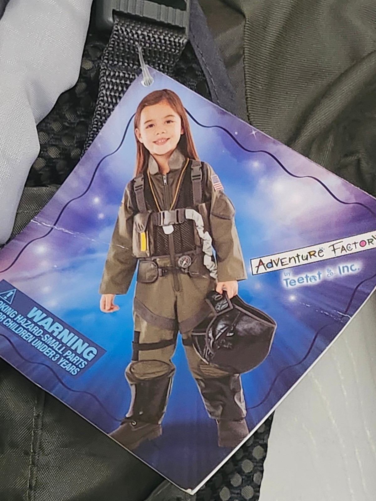 U.S. Airforce Costume With Accessories Child Size 3-4 by Teetot New