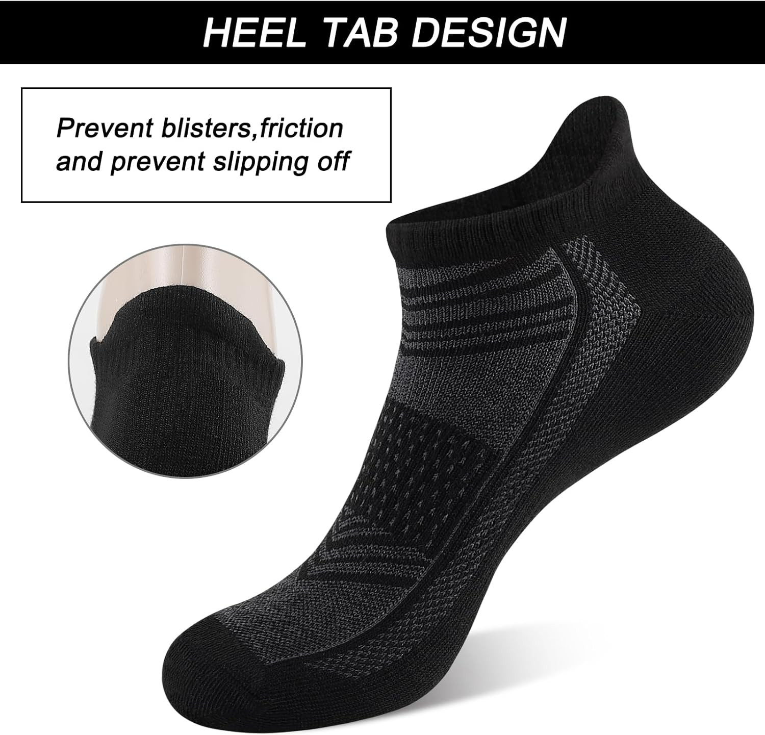 shnn 14 Pairs Mens/Womens Ankle Socks Breathable Casual Low Cut Short Socks for