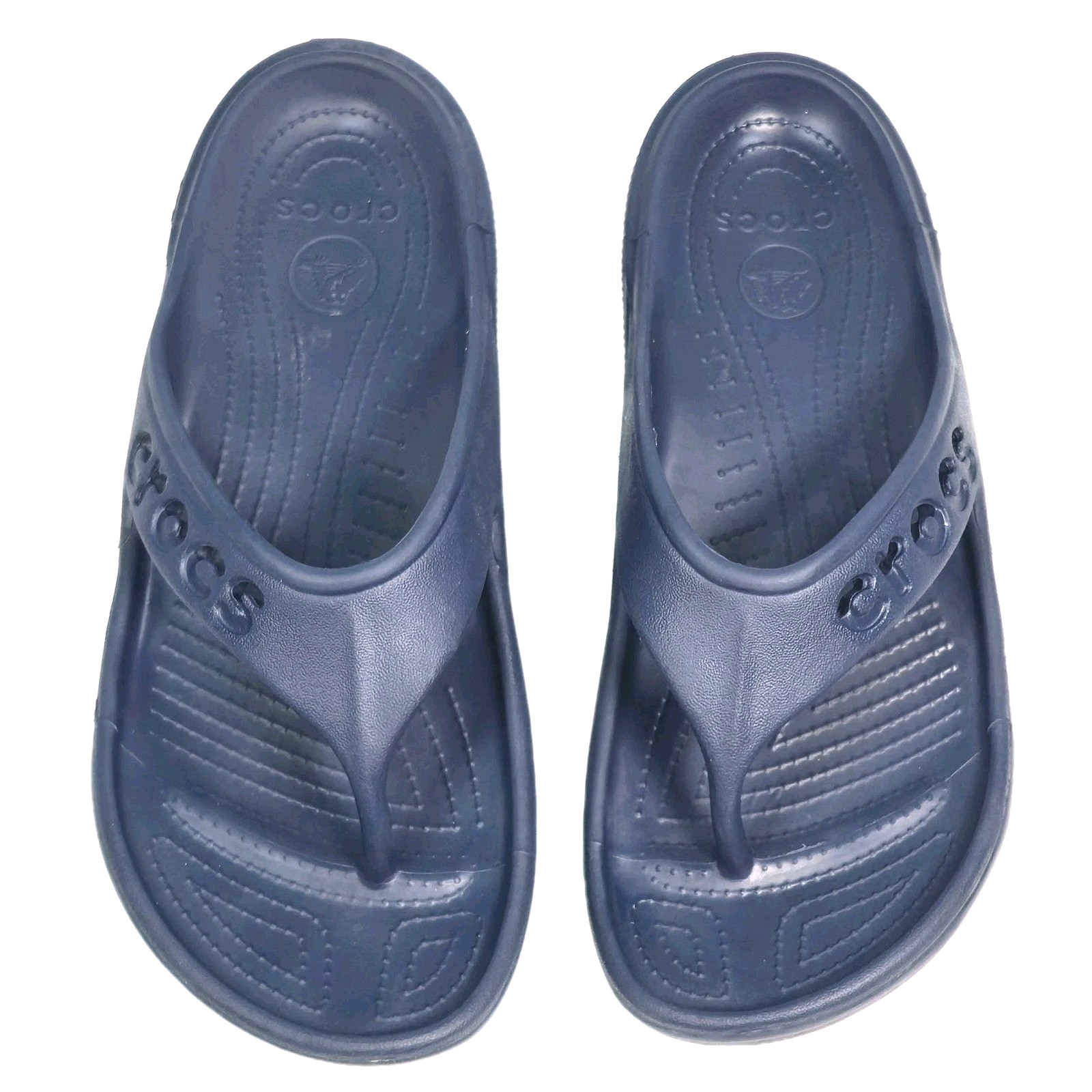 CROCS Unisex Blue Baya Flip Flops Thongs 11999 Men’s Size 10, Women’s Size 12
