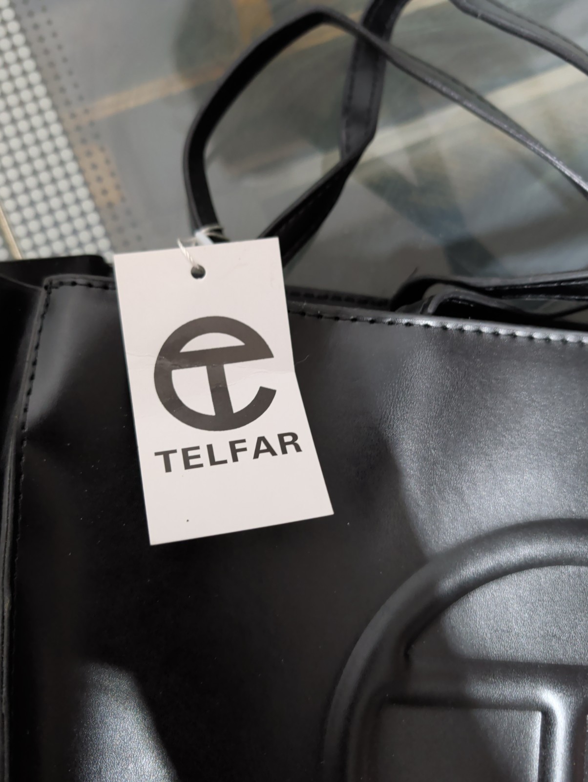 Telfar Medium Black Shopping Bag New With Tags