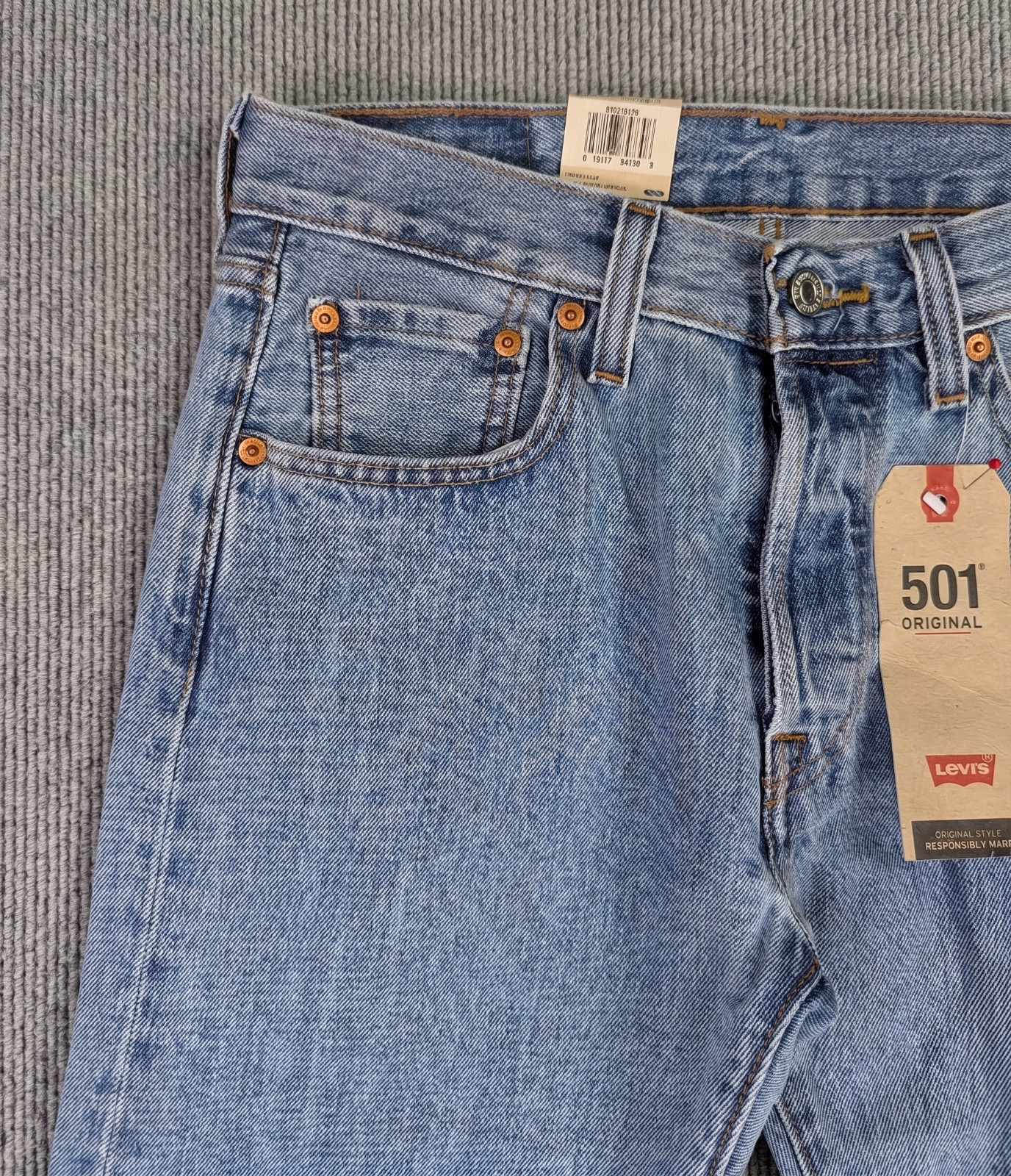 Levi’s 501 Original Men’s Blue Straight Leg Jeans Size 29 x 32