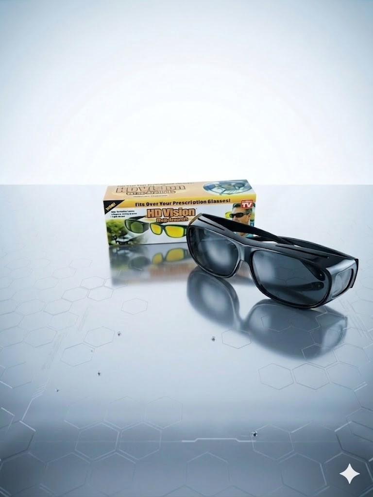 New Medium Large FIT OVER Sunglasses Cover Prescription RX Eye Glasses Men Women