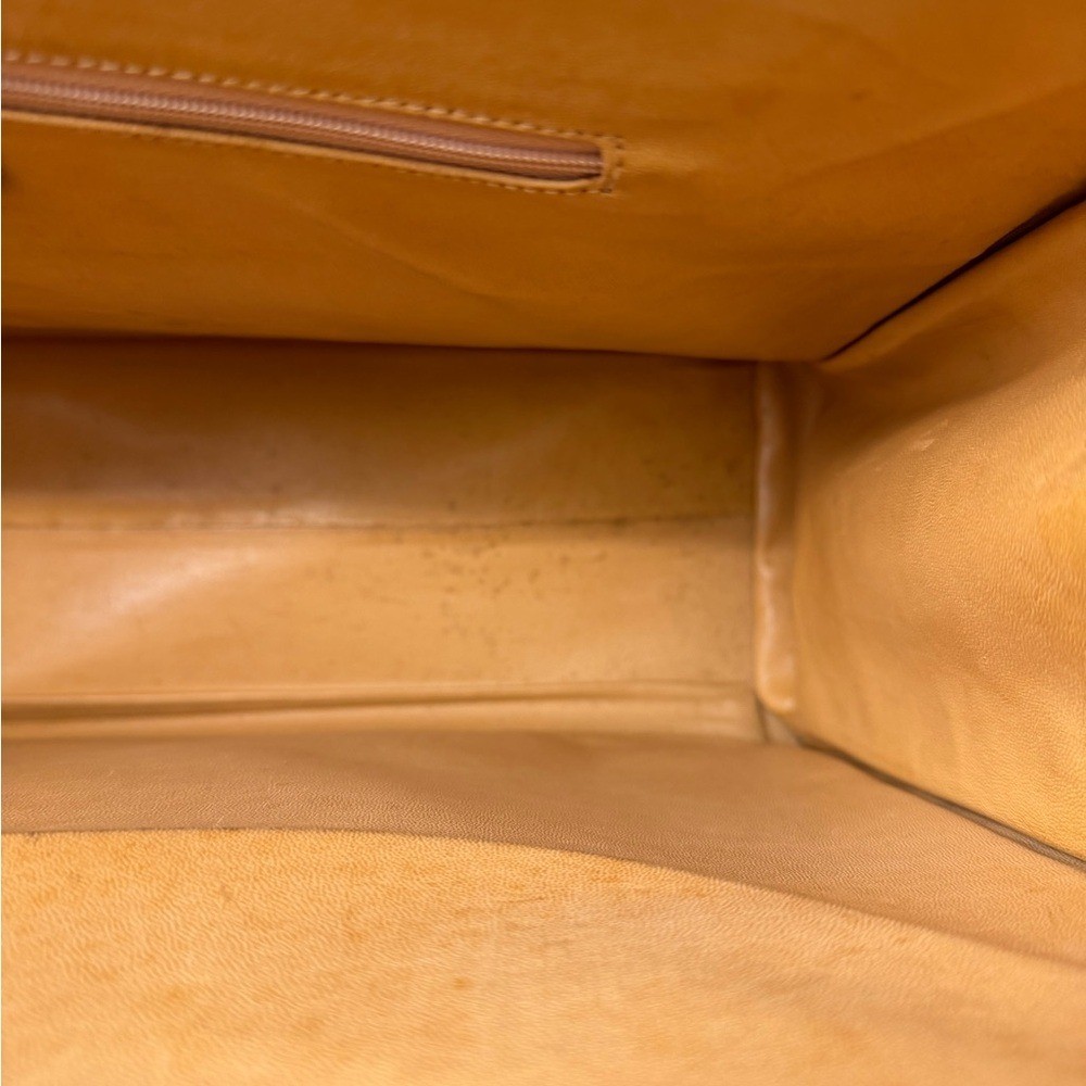 Gucci Vintage Large Bamboo Handle Leather Tote Bag Brown Diana Bag