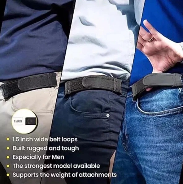 BeltBro Pro For Men Next Gen BeltPro Buckle-Free Elastic Belt