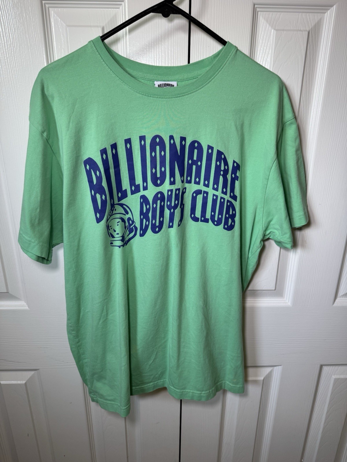 Billionaire Boys Club Teal Green And Blue Logo Spaceman Shirt Size XL – SEE PICS